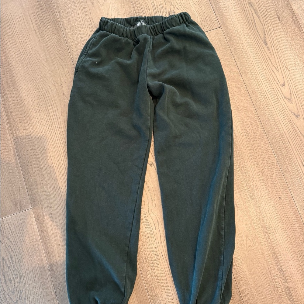 Brandy Melville Forest Green Joggers